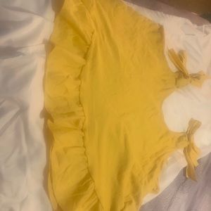 Yellow 4x tank top